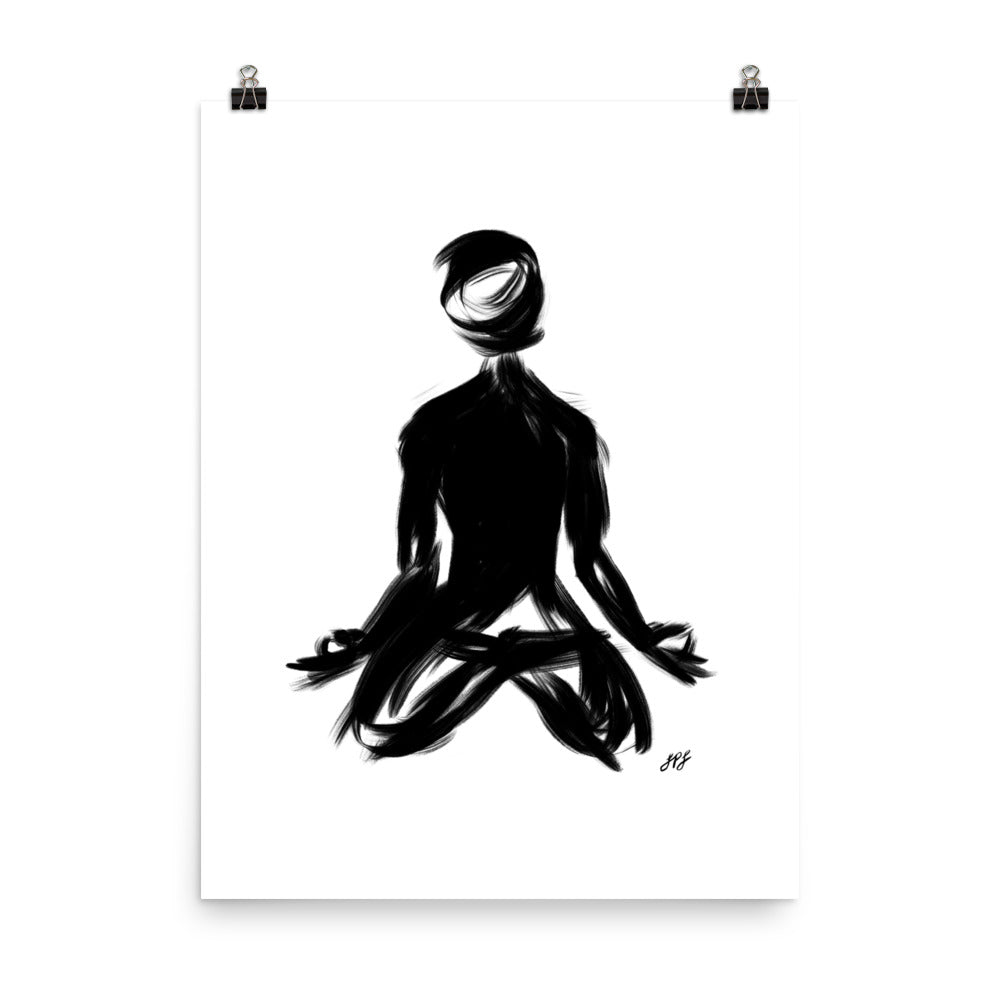 Meditation Pose - Poster