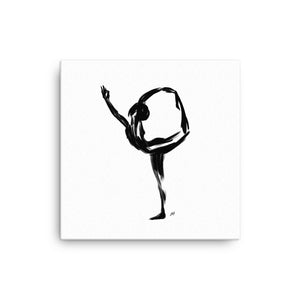 Dancer Gesture, Yoga Canvas