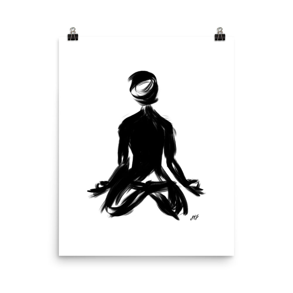 Meditation Pose - Poster