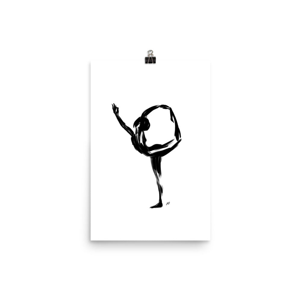 Dancer Gesture, Yoga Poster