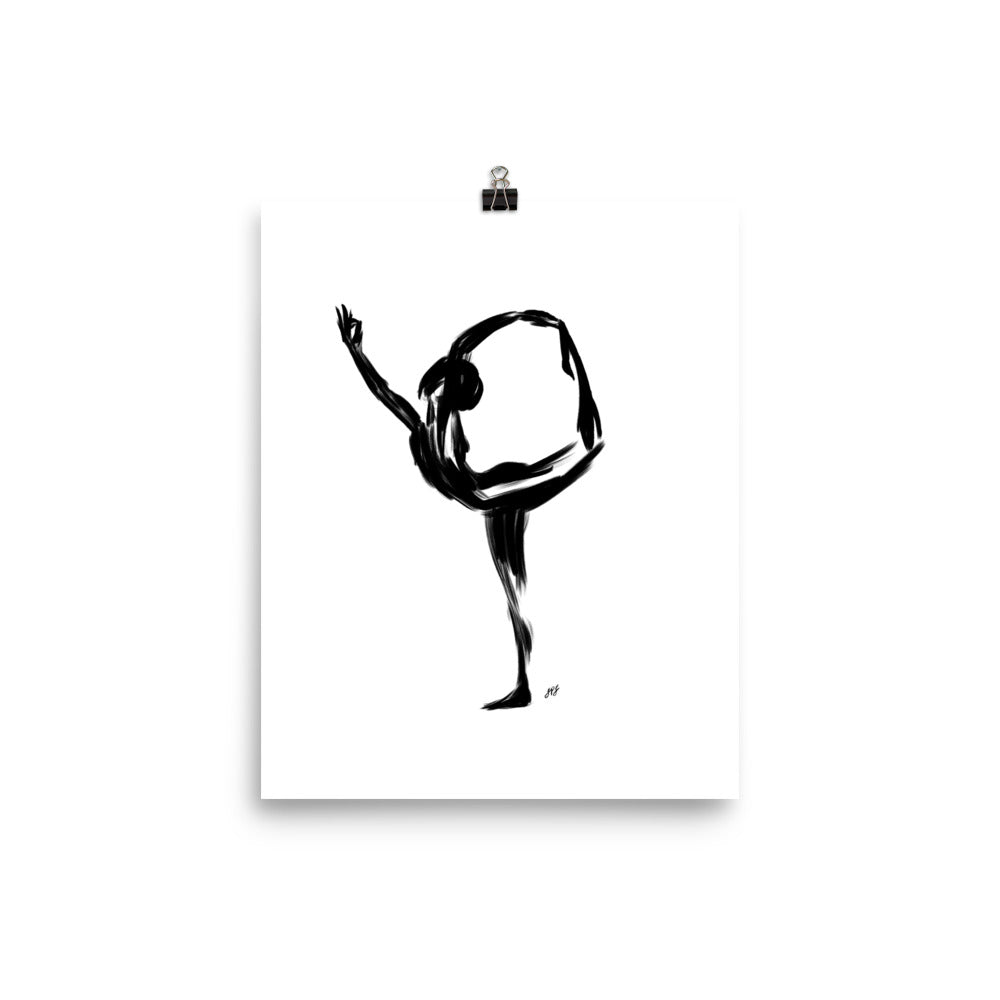 Dancer Gesture, Yoga Poster